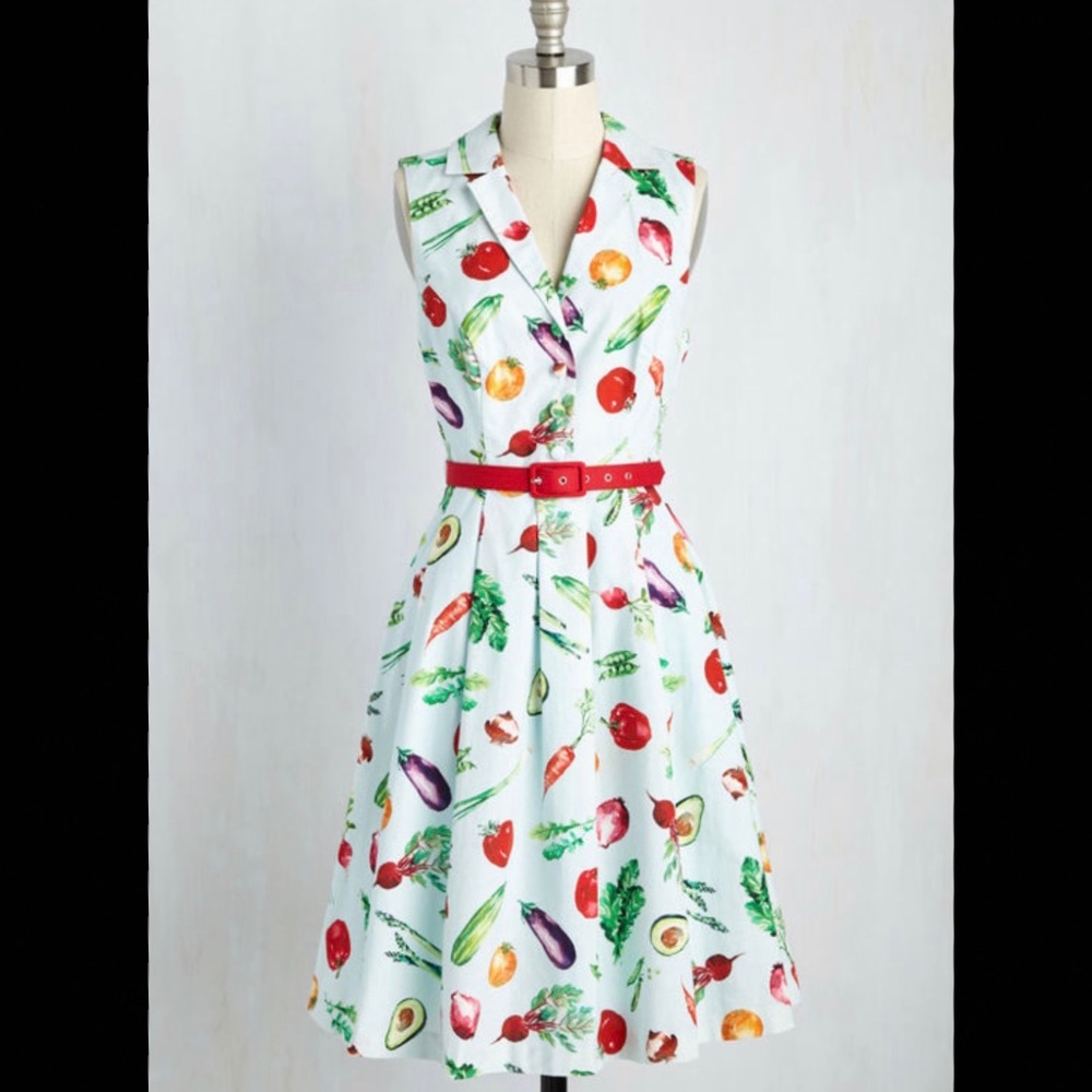 Modcloth It’s An Inspired Taste Vegetable Dress